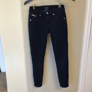 Bebe dark denim skinny jeans